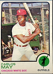1973 Topps Baseball Cards      105     Carlos May